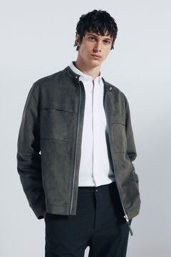 Springfield Jakna od imitacije antilopa