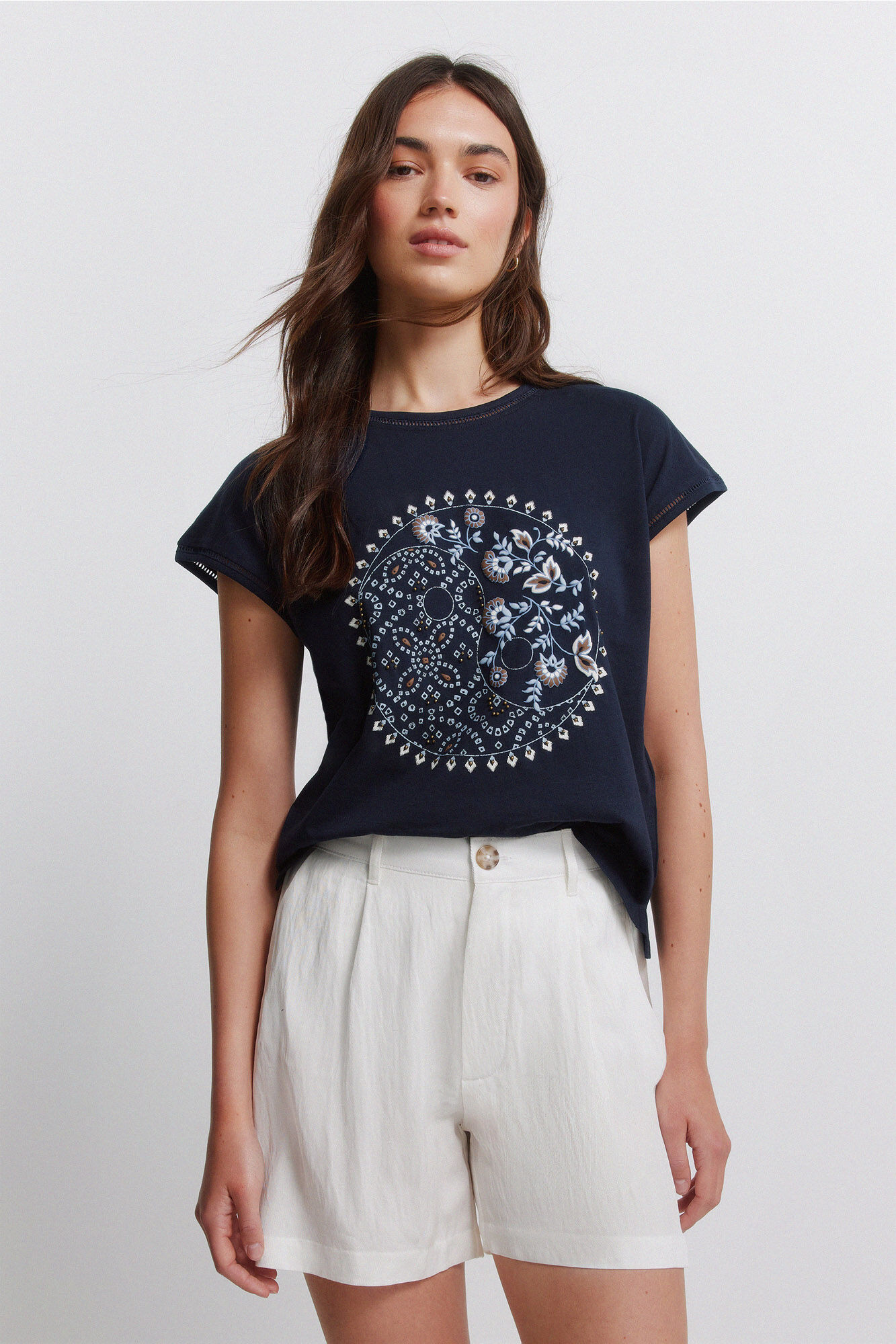 Springfield T-shirt &agrave; manches courtes &agrave; motif