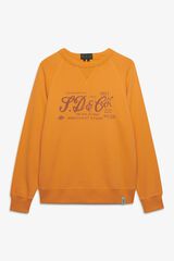 Superdry Round neck logo sweatshirt red