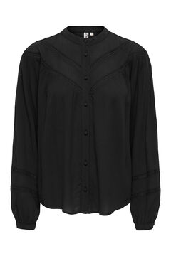 Only Camisa gola mao preto