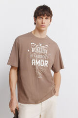 Springfield Home remedies print T-shirt nude