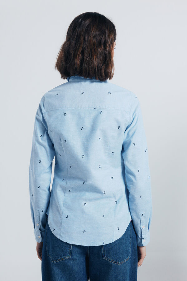 Springfield Oxford cotton shirt blue