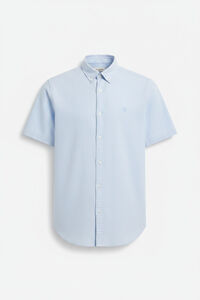 Springfield Camisa de manga curta com estrutura bicolor