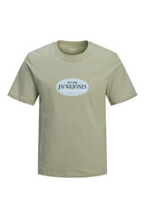 Jack & Jones Junior Camiseta b&aacute;sica logo verde