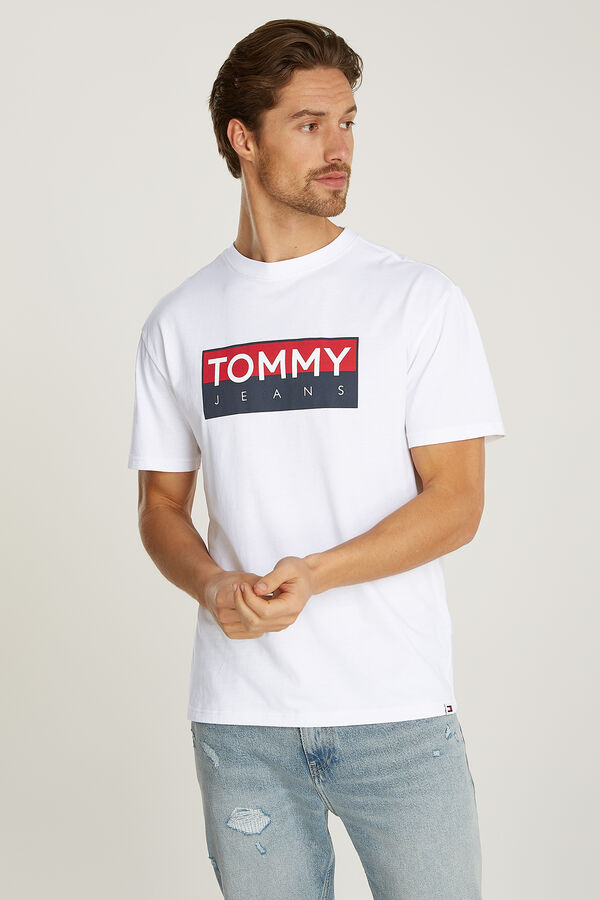 Springfield Men's Tommy Jeans T-shirt white