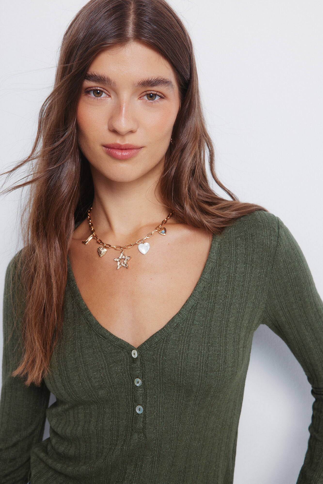 Springfield Camiseta panadera punto cortado