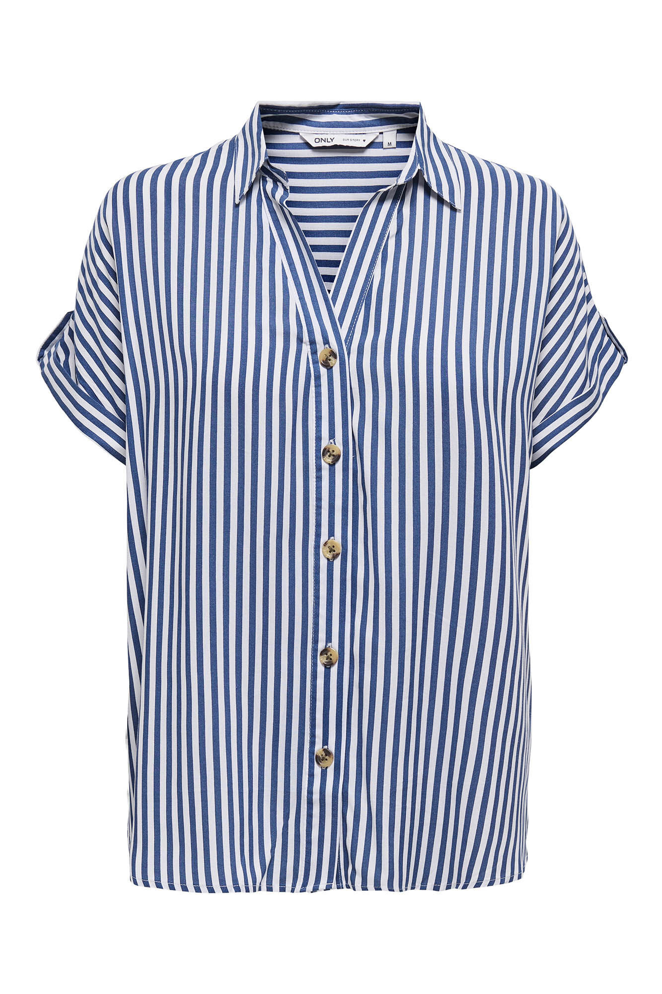 Only Camisa manga corta fluida