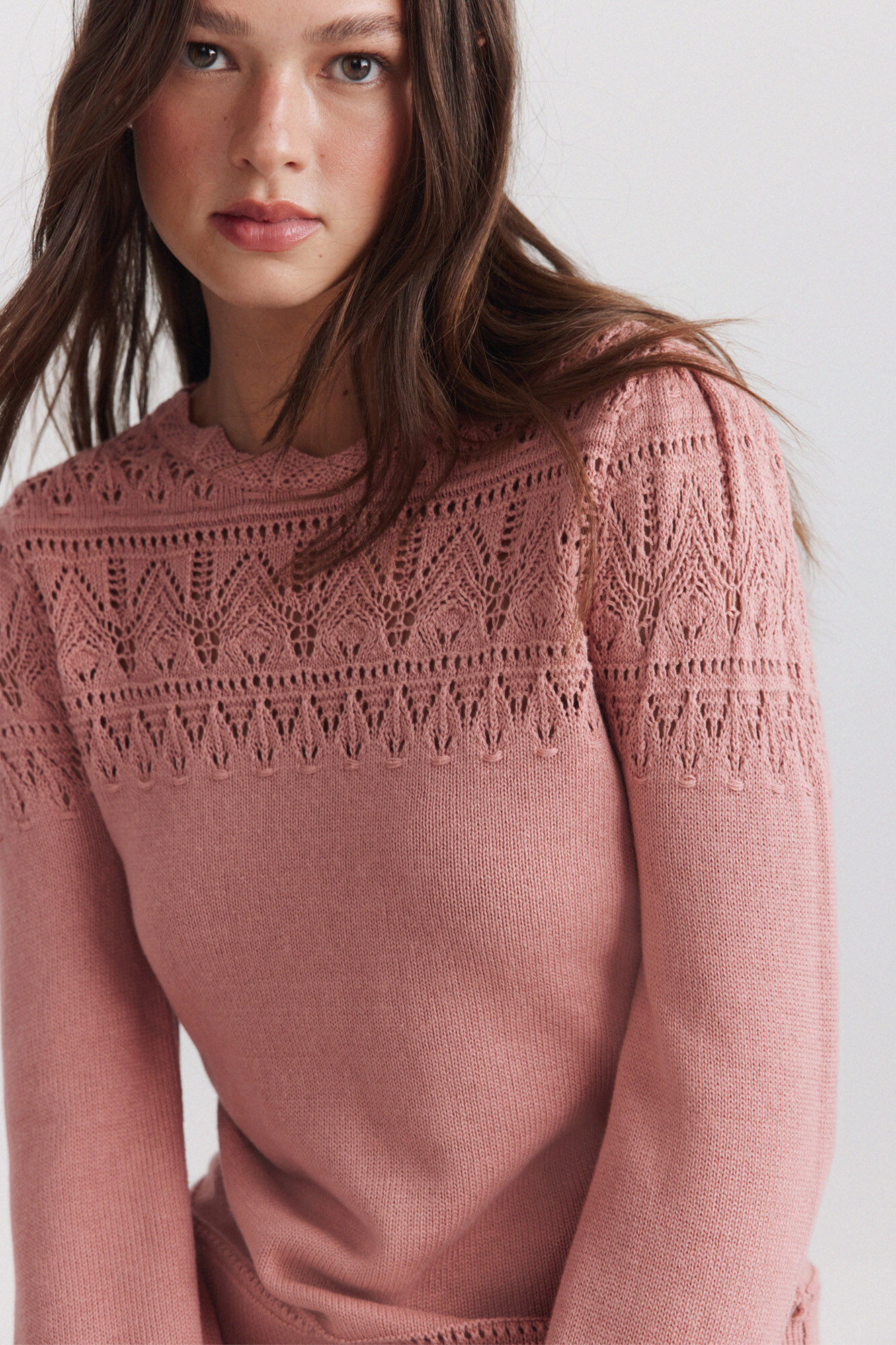 Springfield Knit border print jumper