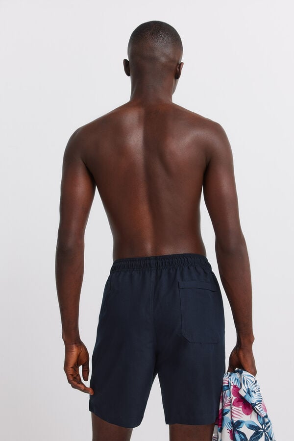 Springfield Plain long swimwear blue