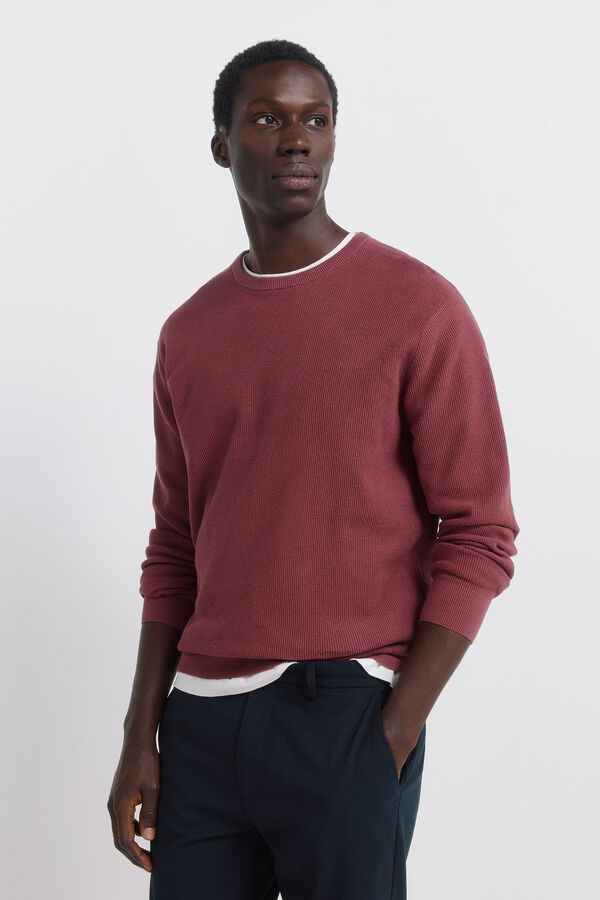 Springfield basic structured jersey red