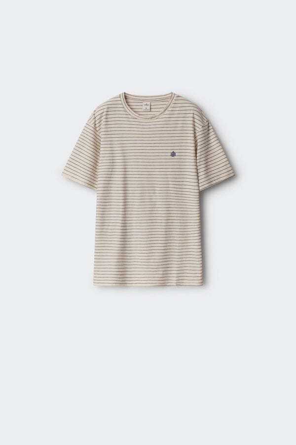 Springfield Essential striped T-shirt white