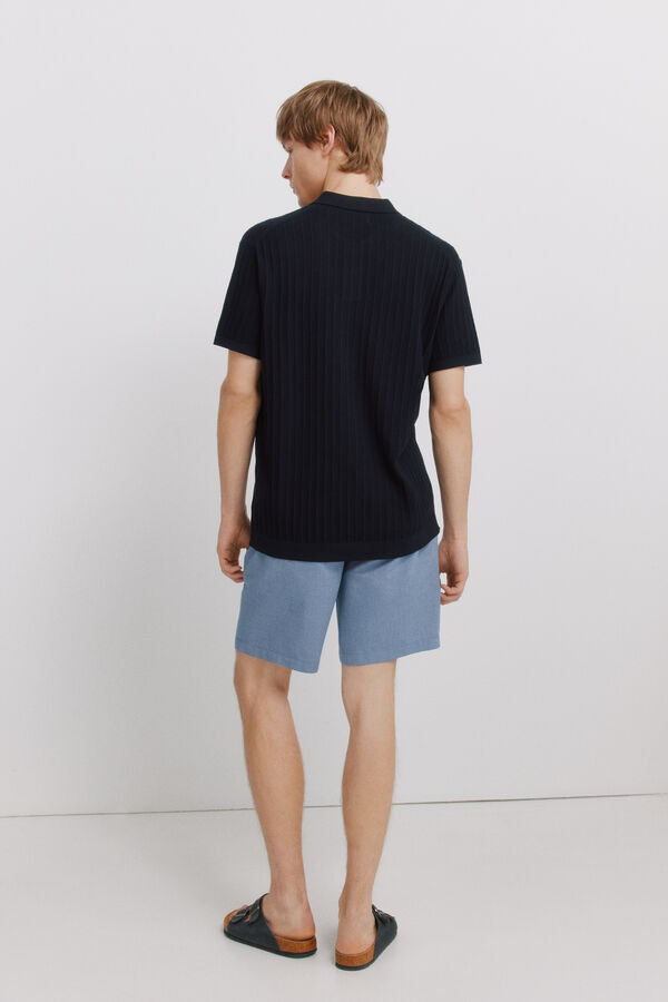 Springfield Structured Bermuda shorts blue