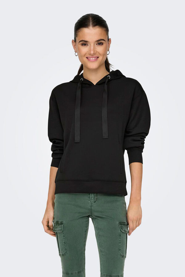 Springfield Plain hood sweatshirt black