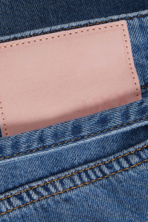 Springfield Women's linen/denim shorts steel blue
