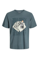 Jack & Jones Camiseta regular fit estampada gris