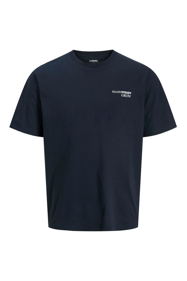 JJ REBEL Camiseta back print azul