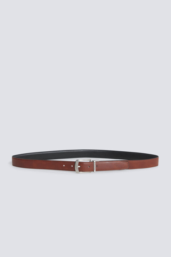 Springfield Thin reversible belt black