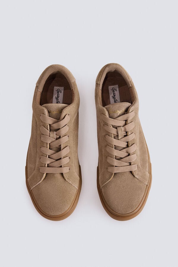 Springfield Leather sneaker brown