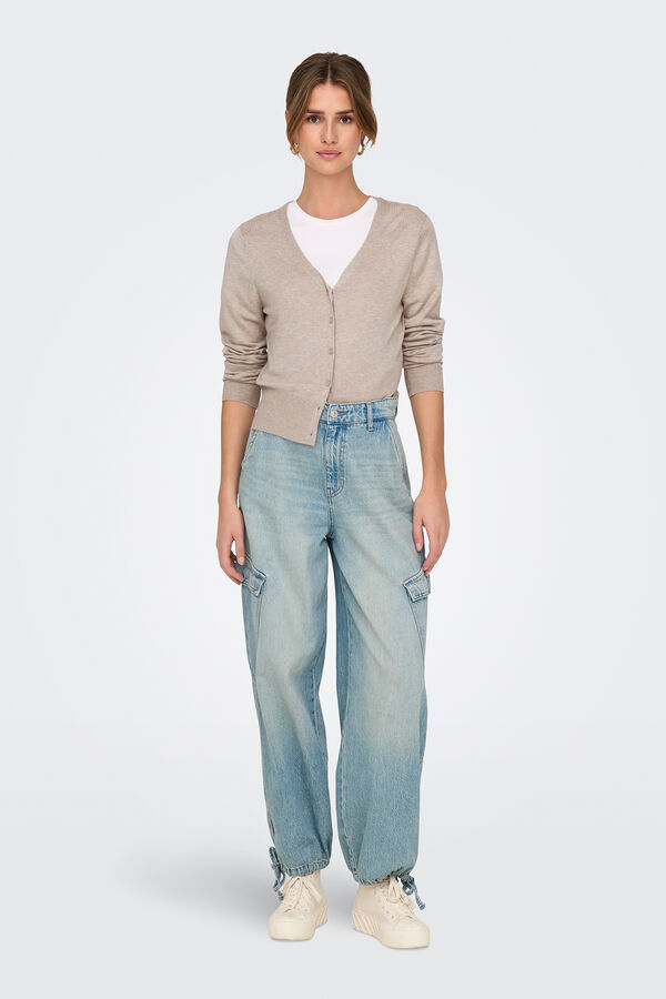 Only Feinstrickpullover Wei&szlig;