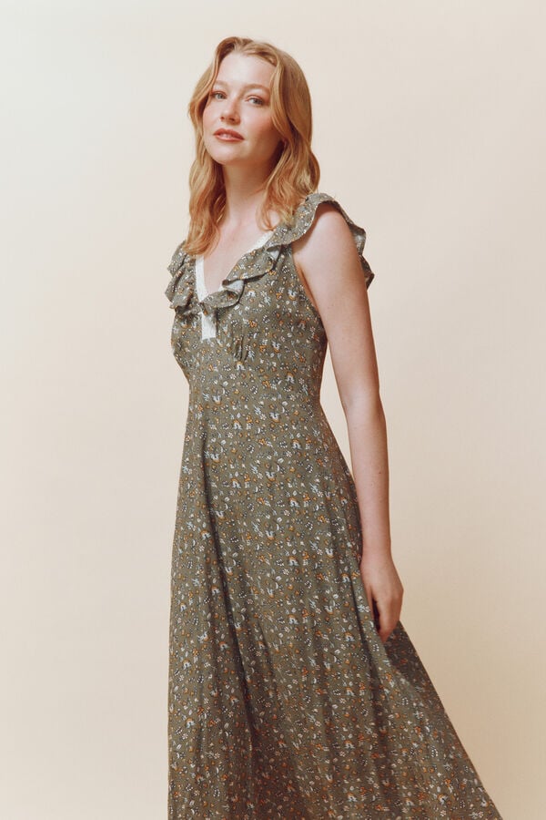 Springfield Madeira dress printed