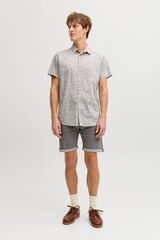 JJ REBEL Poplin short sleeve shirt nude