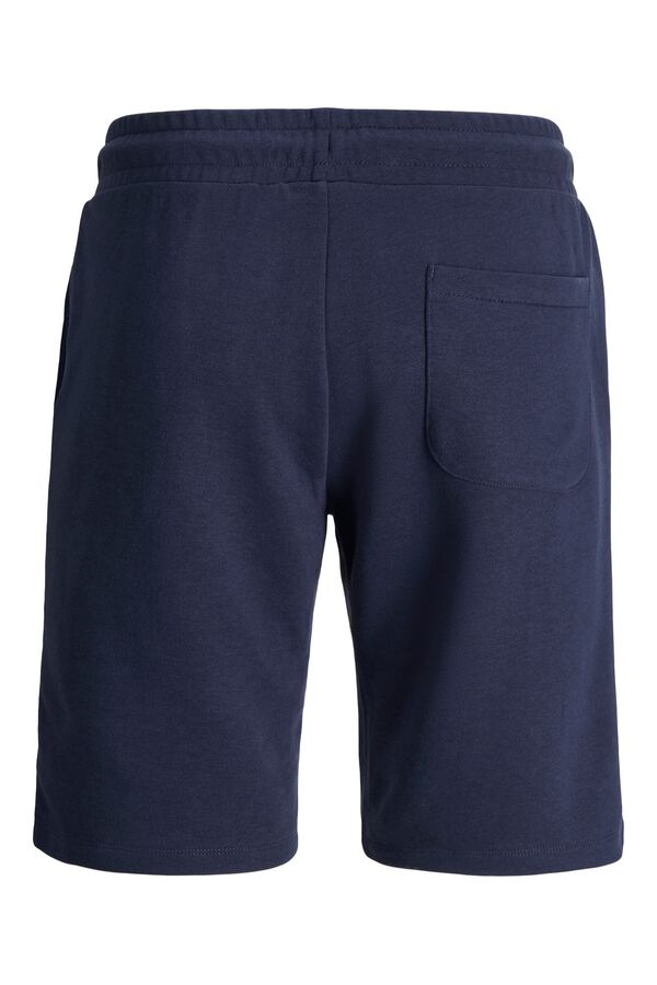 Jack & Jones Regular fit fleece Bermuda shorts blue