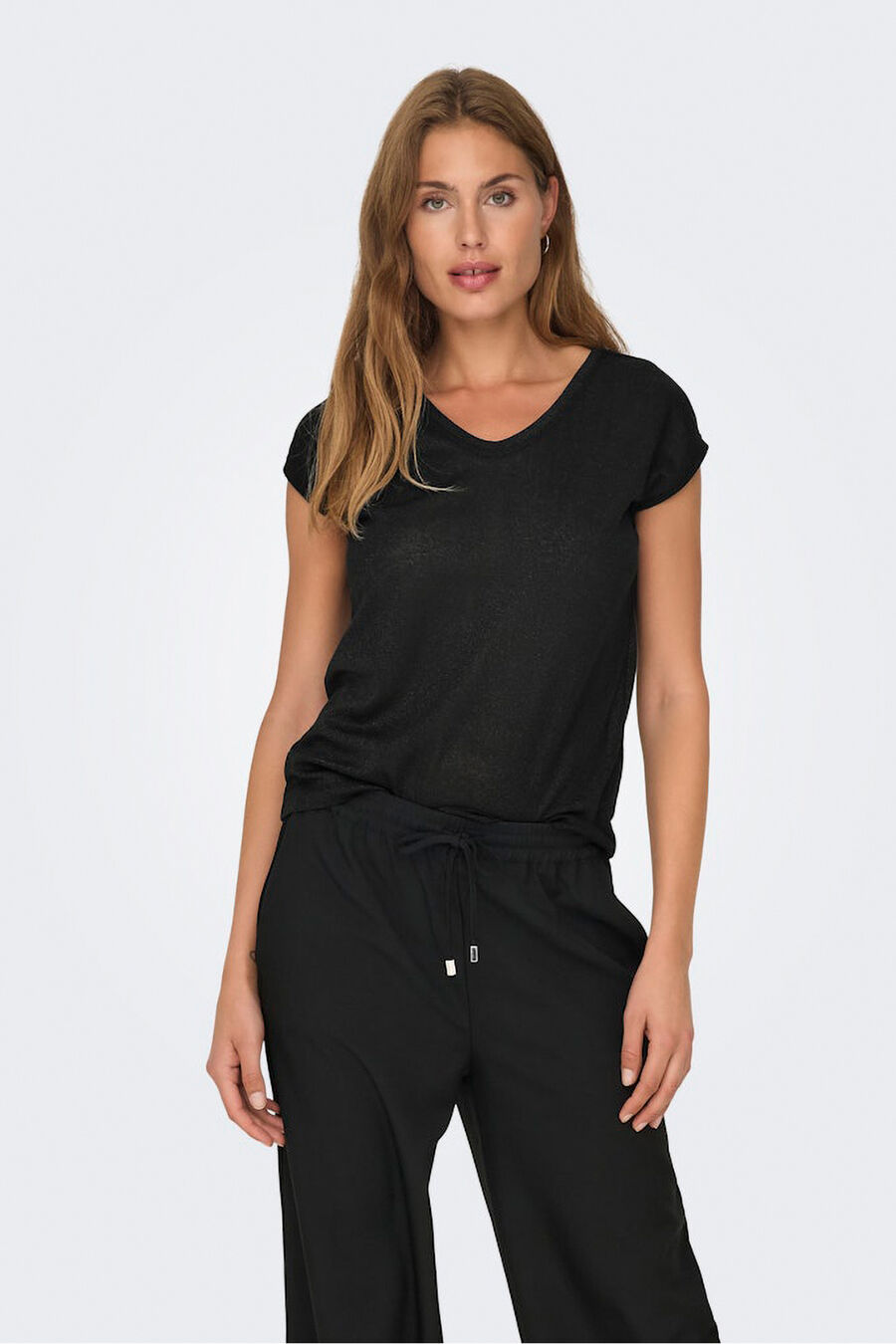 Camiseta manga corta de lurex