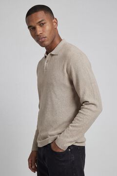 JJ REBEL Lang&auml;rmeliges Baumwoll-Poloshirt