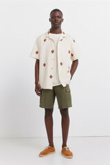 Springfield Bermuda cargo coupe confort imprim&eacute;