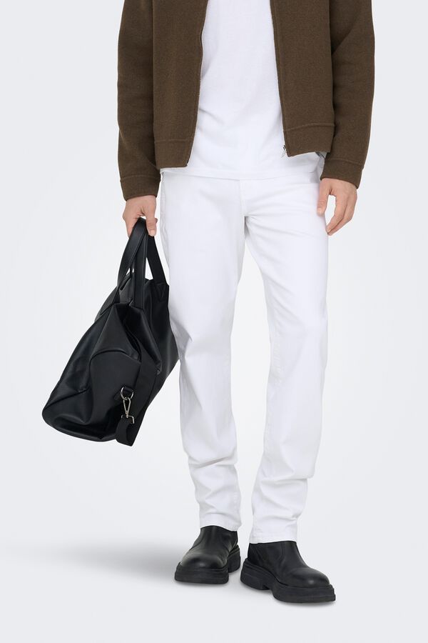 Only & Sons Regular fit jeans white