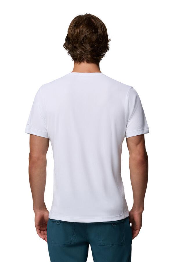 Columbia Technical short sleeve round neck T-shirt white