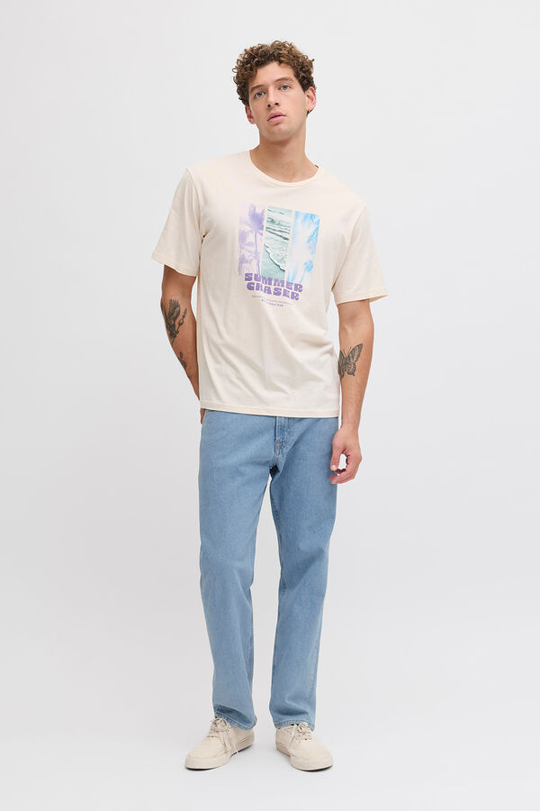 JJ REBEL Klassische Jeans mit lockerer Passform Blau