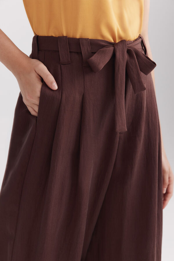 Springfield Tie tailored trousers brown