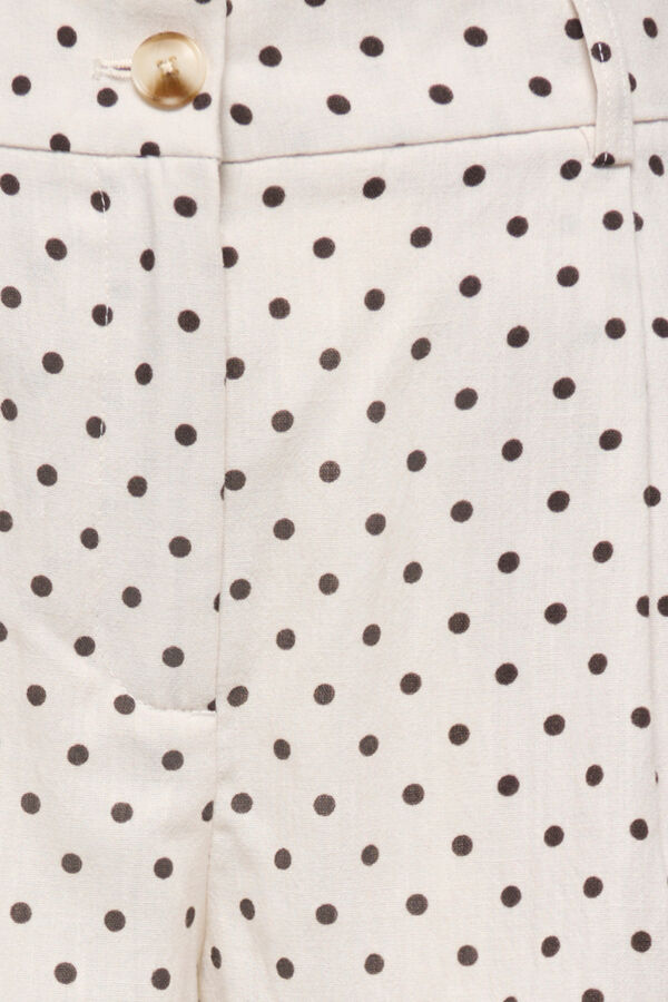 Only Short de lunares beige