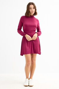 Inside Vestido Manga Larga Cuello Sub