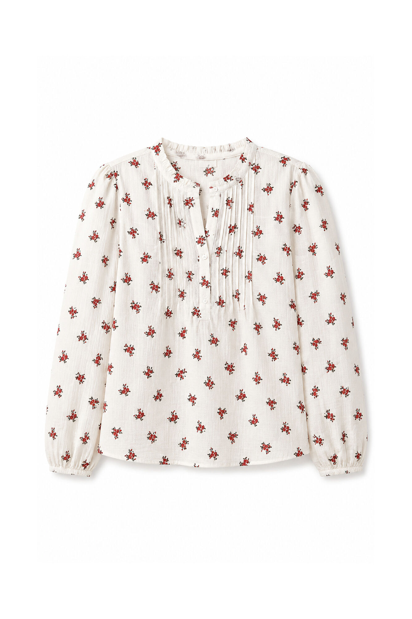 Springfield Ruffle structure shirt