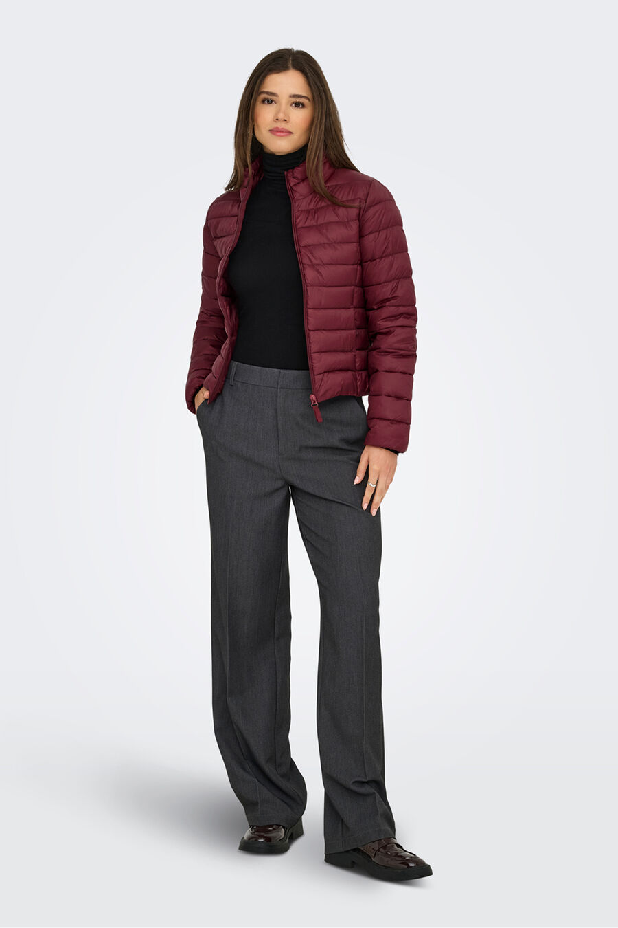 Chaqueta acolchada cremallera