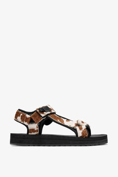 D. Franklin Sandalias trekking estampado animal