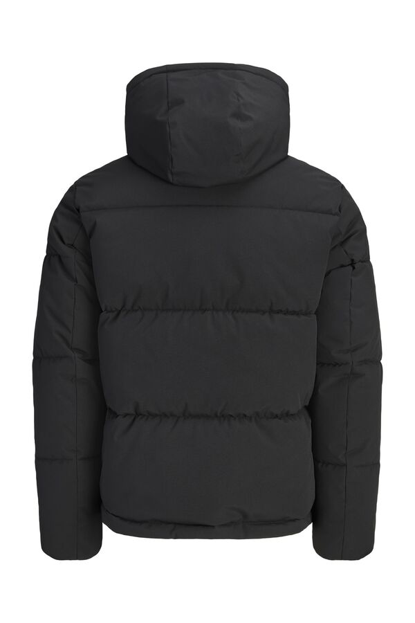 Jack & Jones Puffer jacket with hood black