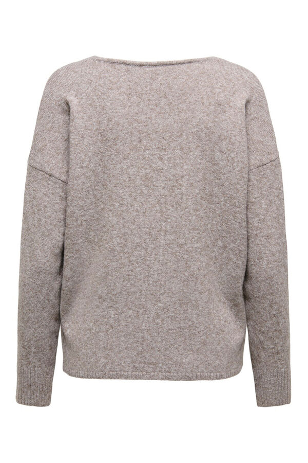 Only Pullover mit V-Ausschnitt Blau