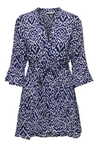 Only Vestido corto manga francesa