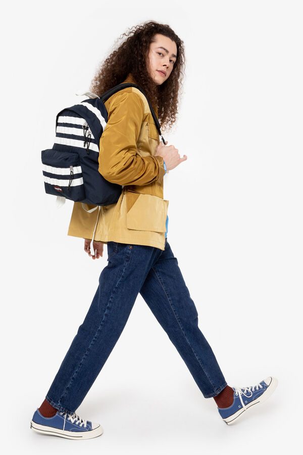 Eastpak Backpacks PADDED PAK'R PATCHED BLACK  blue