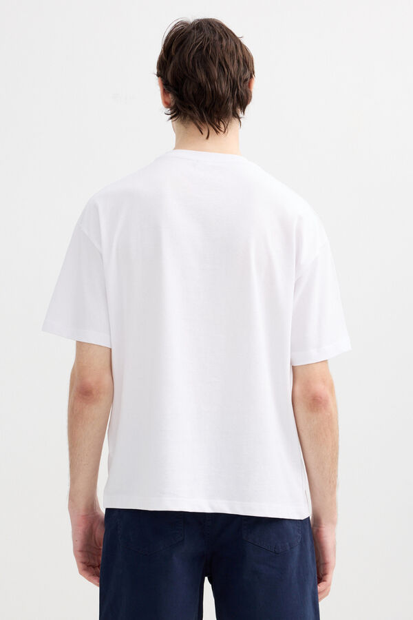 Inside Camiseta oversize de manga corta blanco