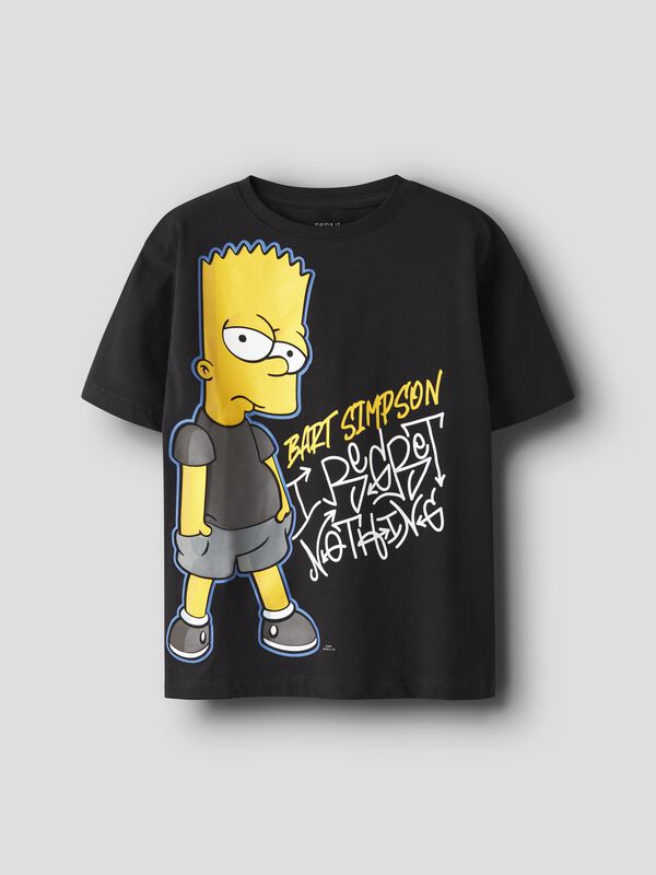 Name It Bart Simpson T-shirt  Crna