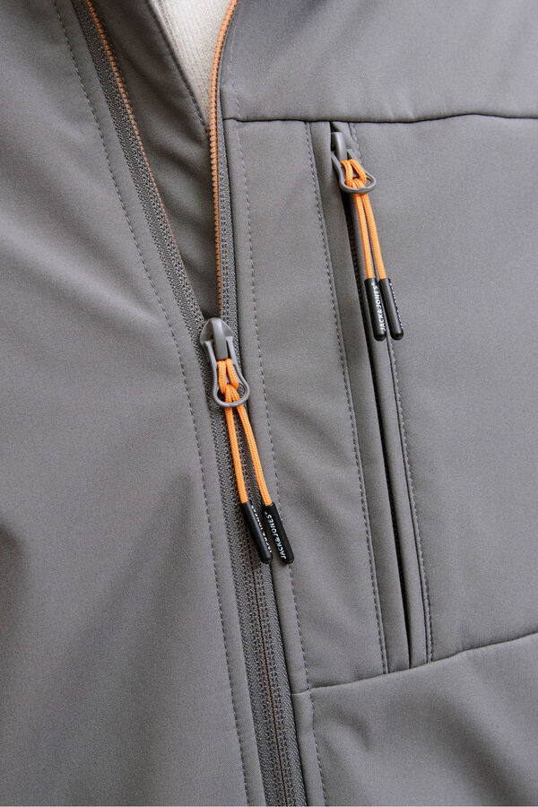 Jack & Jones Chaqueta informal impermeable gris