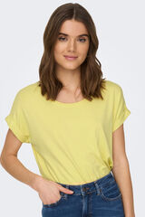 Springfield Camiseta manga corta cuello redondo amarillo