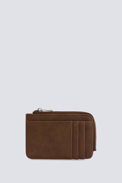 Springfield Faux suede card holder purse