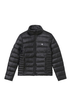 Springfield Quilted high neck jacket fekete