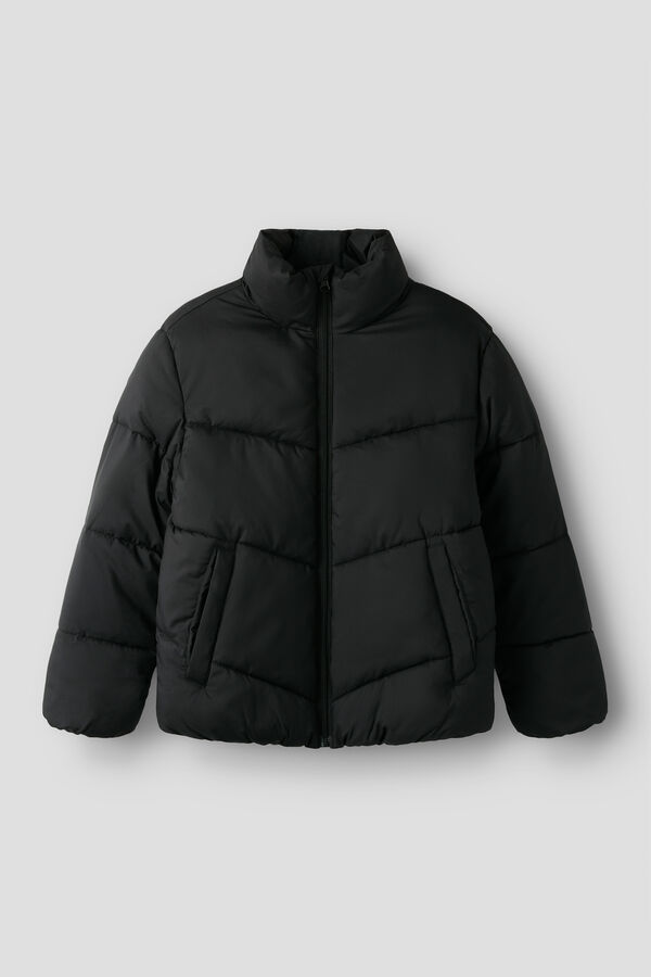 Name It Puffer jacket with zip fastening black