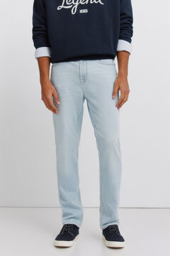 Springfield Jeans ultraleve lavagem clara slim fit